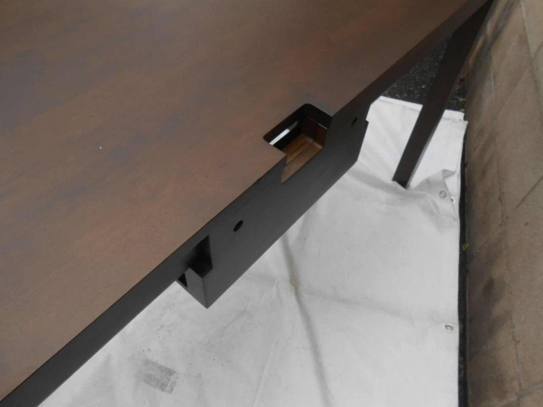 直接引取 人気商品 木製 パソコンデスク コード収納可能 ベルメゾン 近隣配送可