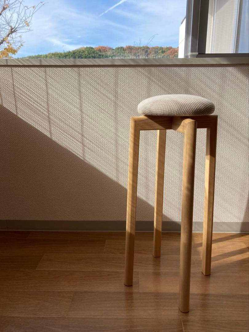 匠工芸 マッシュルームスツール　L 別注生地