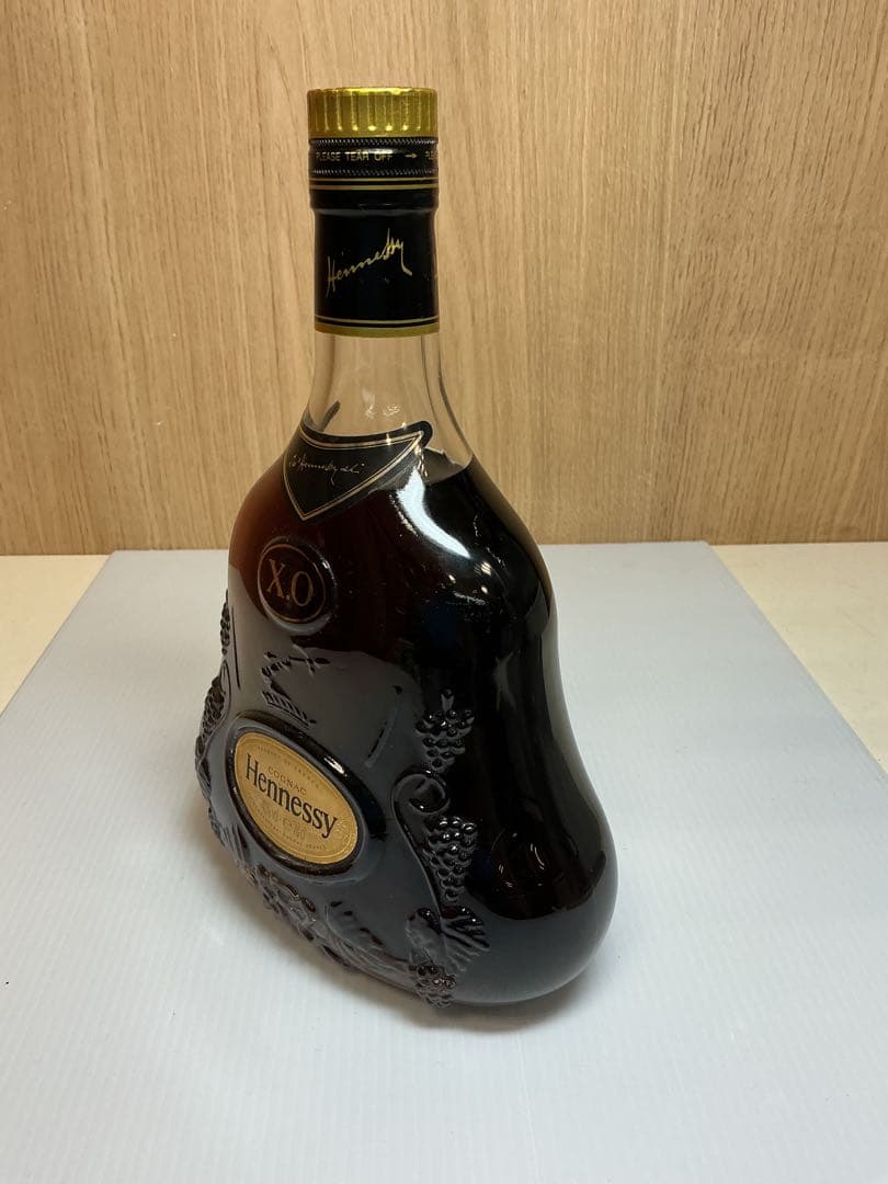 529[未開栓]Hennessy ヘネシー X.O 金キャップ 箱無し