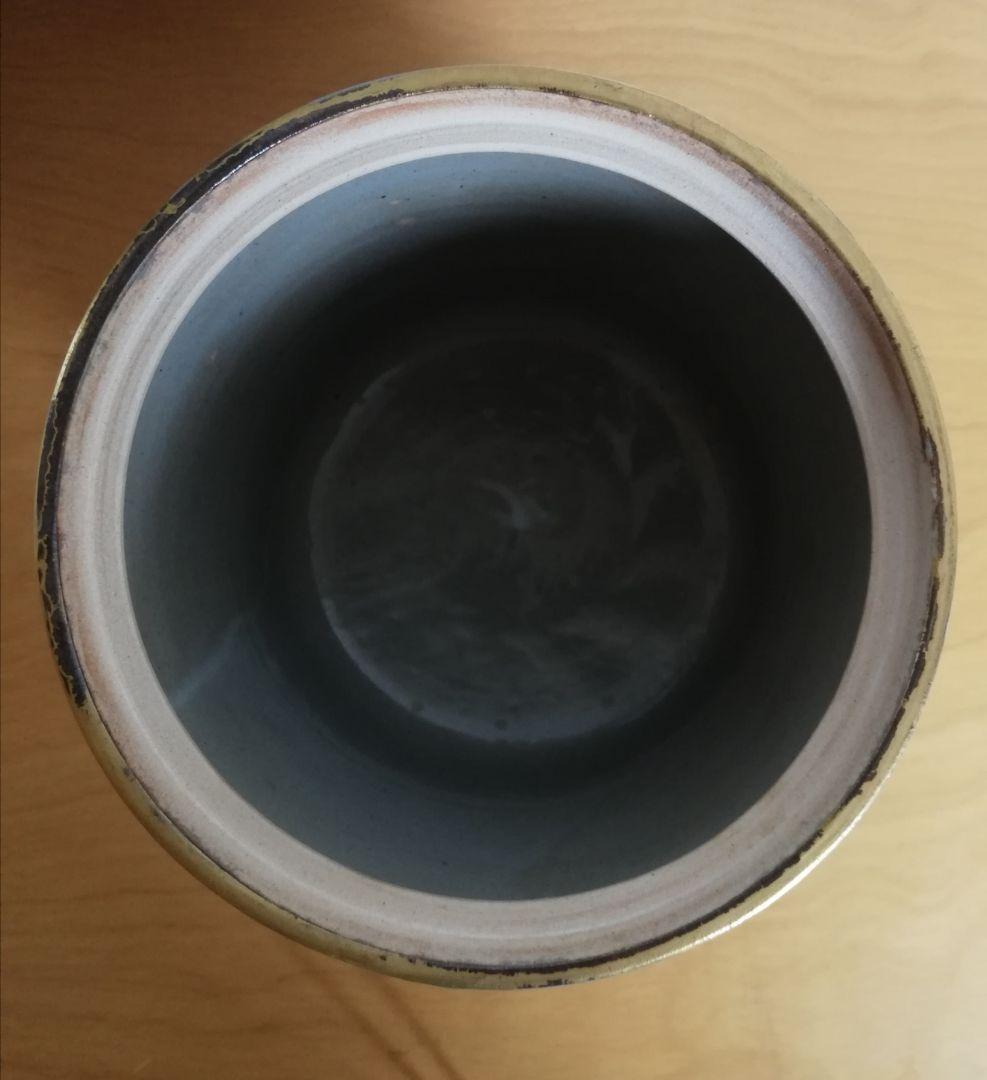 茶道具 水指 乾山写竹文 平安桐凰 NO295