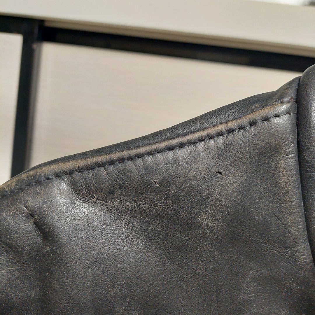 ゴールデンサイズSchott141カウハイドシングルライダース