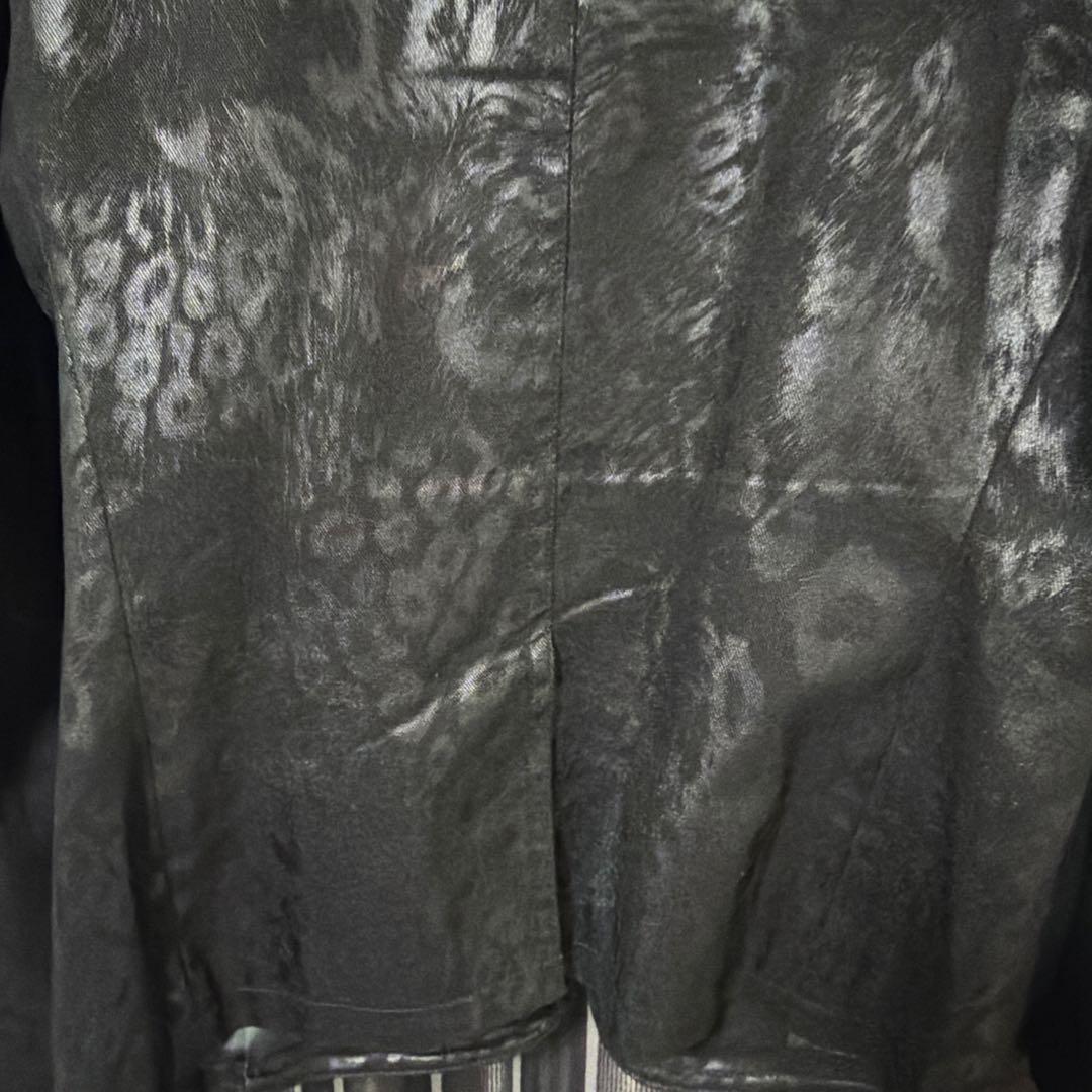 トルネードマート　レオパードコーティング加工ジャケット