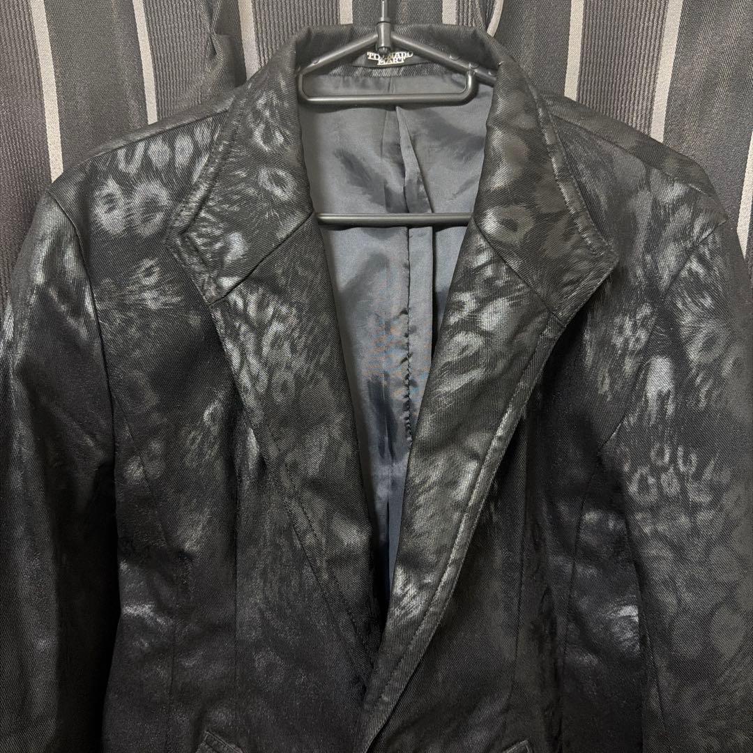 トルネードマート　レオパードコーティング加工ジャケット