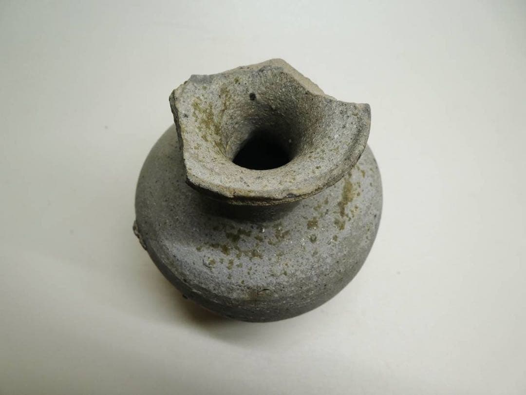 花器 平安時代 須恵器 崇福寺型水瓶 花器 花入 華道 骨董 古美術
