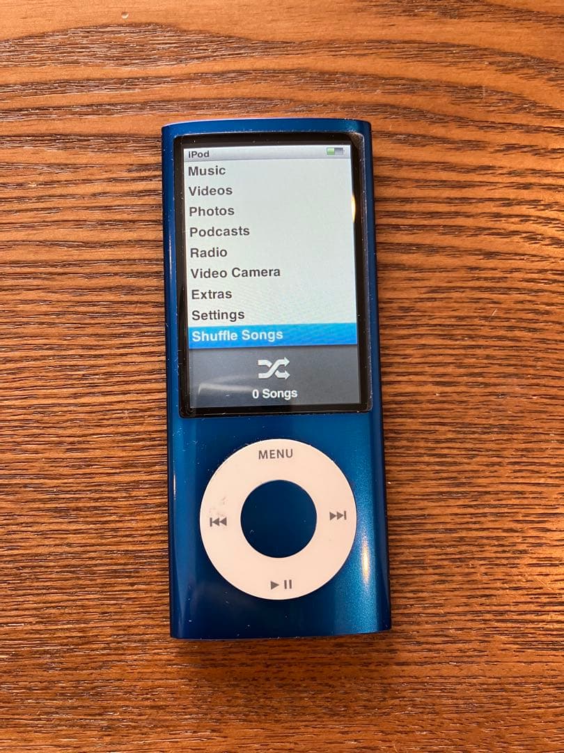 値下げ交渉可　お宝　Apple iPod nano 青 第五世代　付属品込み