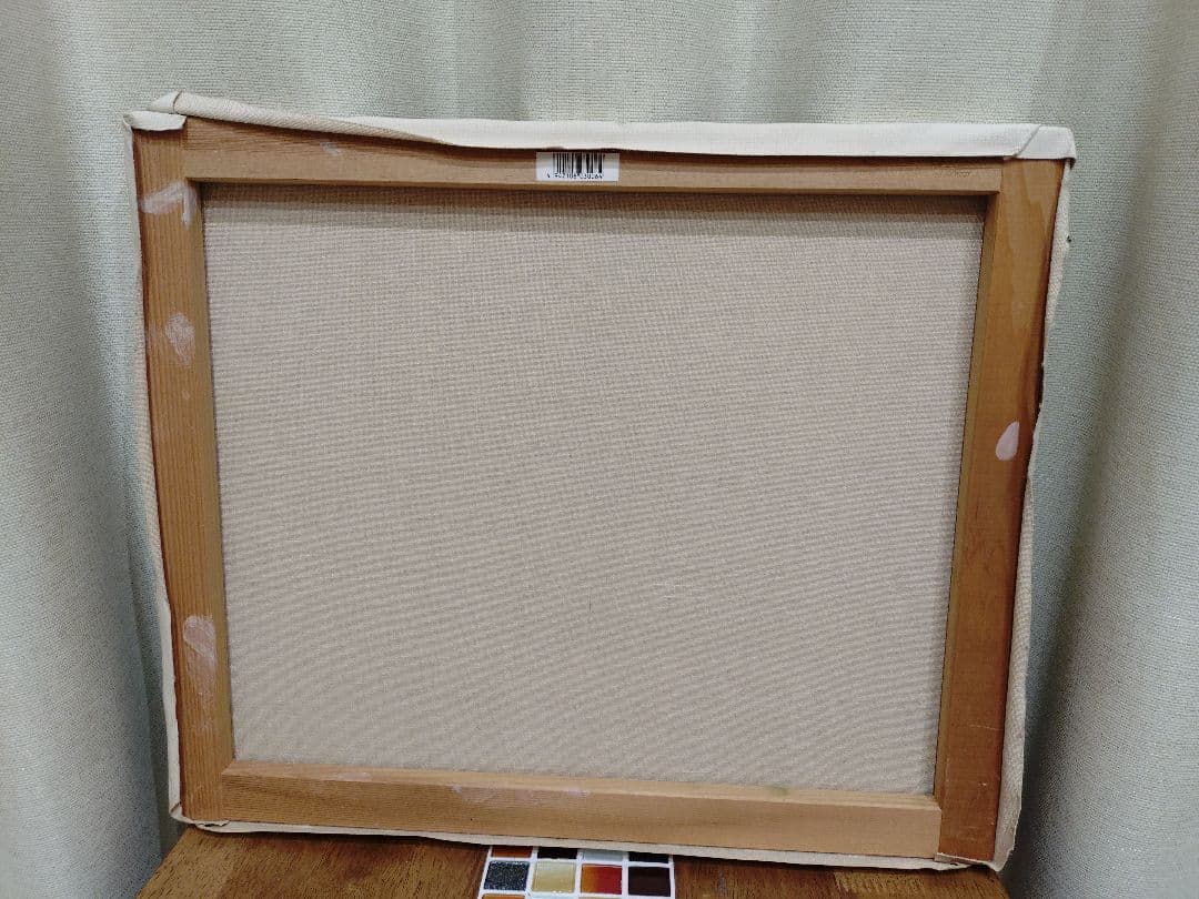 内省的な女性像 油彩画 原画 F8 一点もの