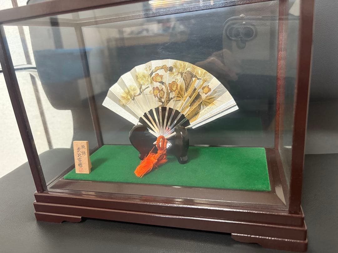 伝統工芸士・武比古氏による純銀製の扇子