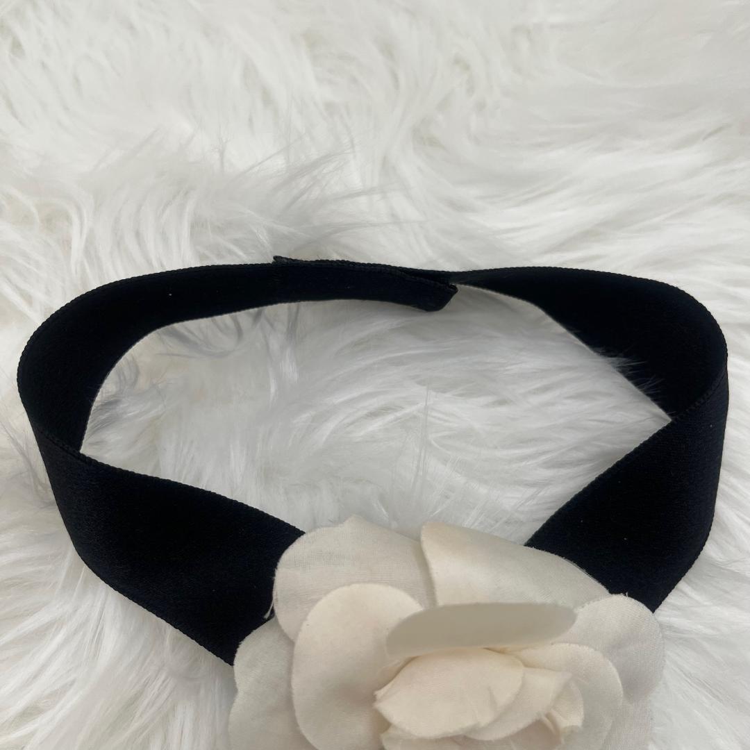 ２点セット✨CHANEL シャネル　カメリア コサージュ　ブローチ　リボン