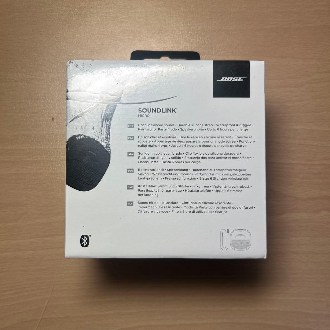 Bose SoundLink Micro Bluetoothスピーカー ブラック