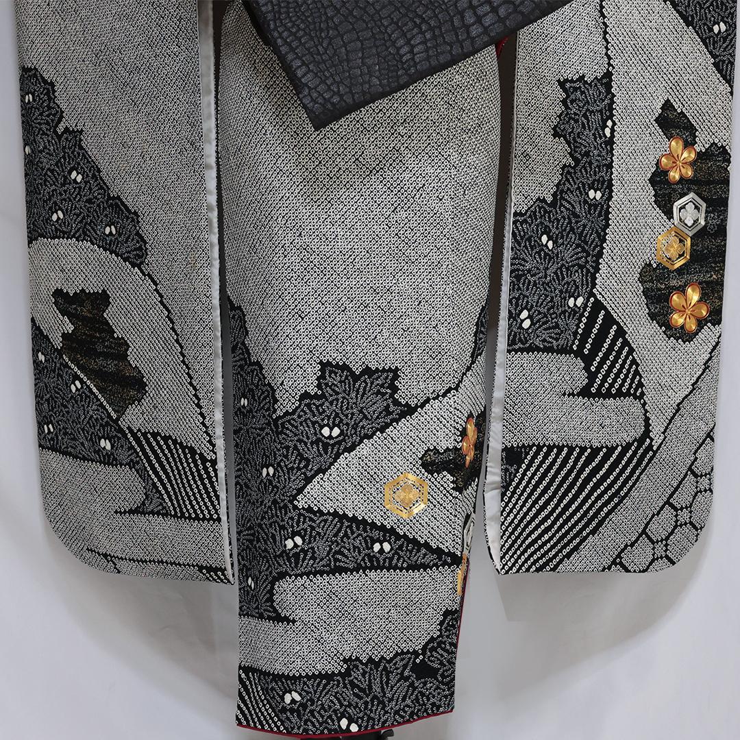 人気総絞り！黒・他 160cm 振袖単品 単体 正絹 成人式 前撮り BM13