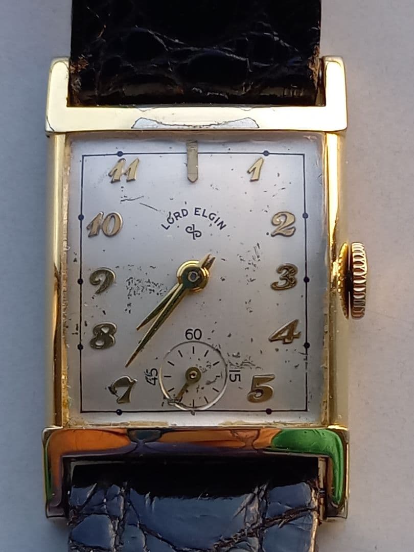 Lord Elgin 手巻き　腕時計 14Kゴールドフィルド