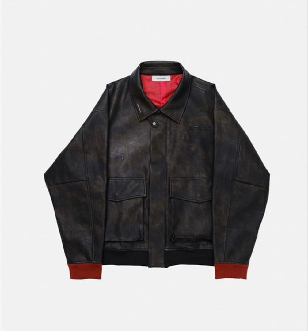 ずとまよ Zutomud Fake Leather Blouson M