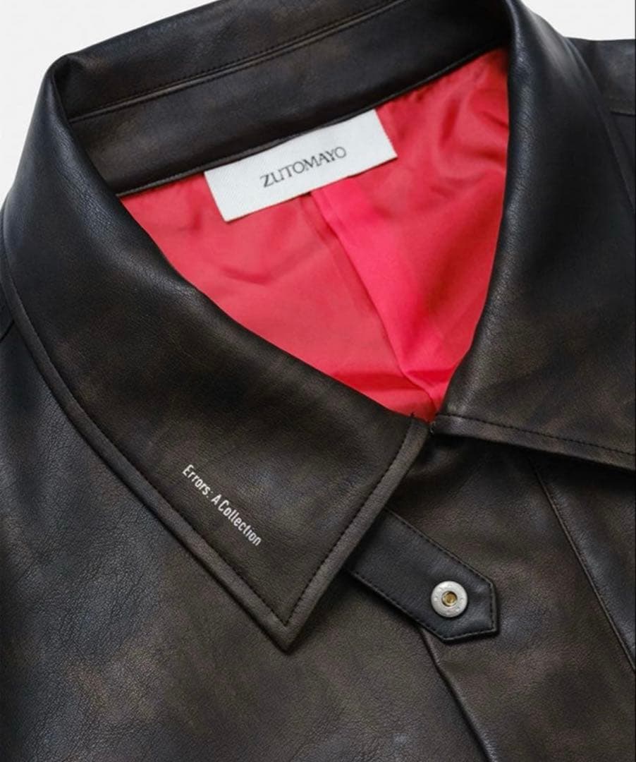 ずとまよ Zutomud Fake Leather Blouson M