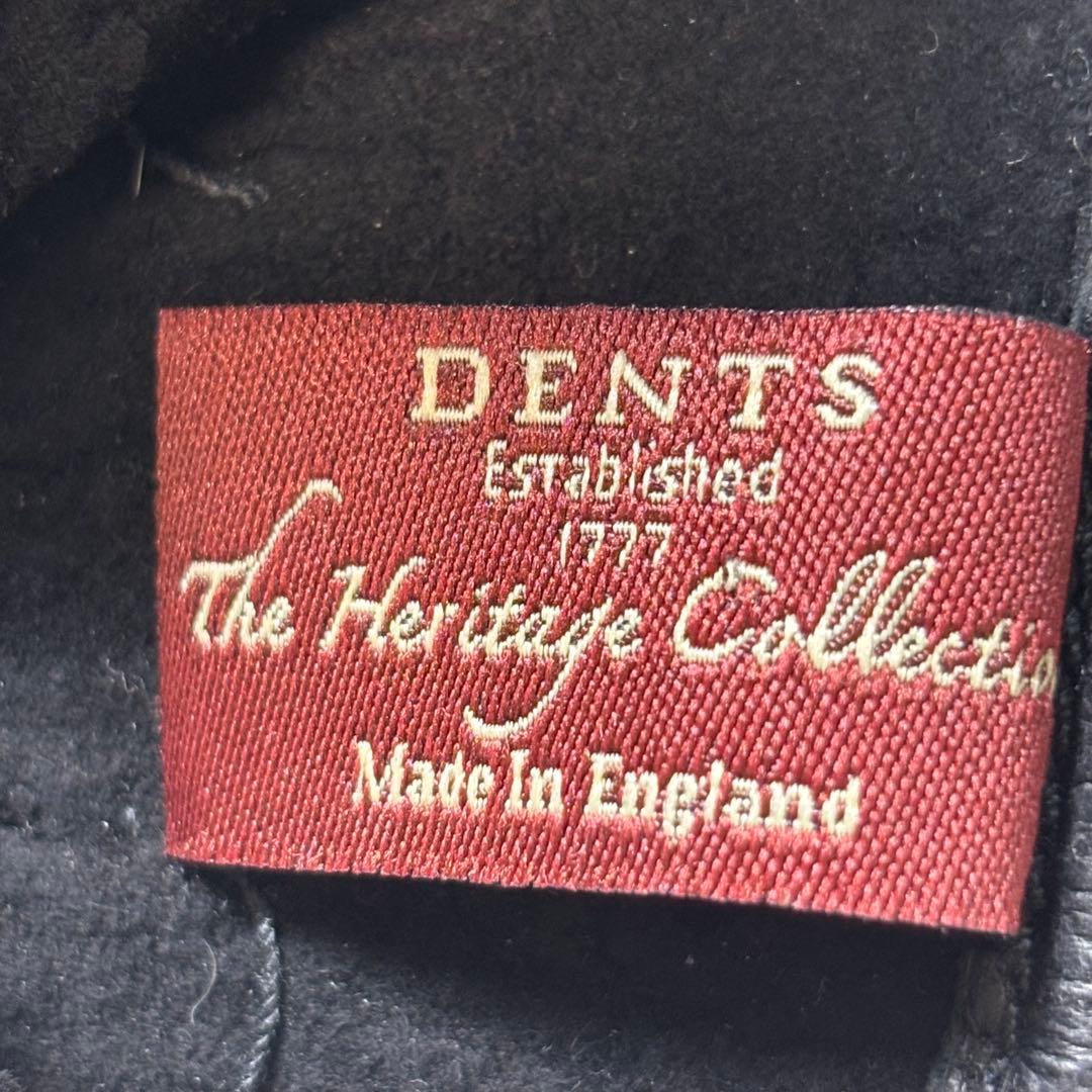 Kuro✨DENTS デンツ ペッカリーレザー　グローブ 革手袋 英国製