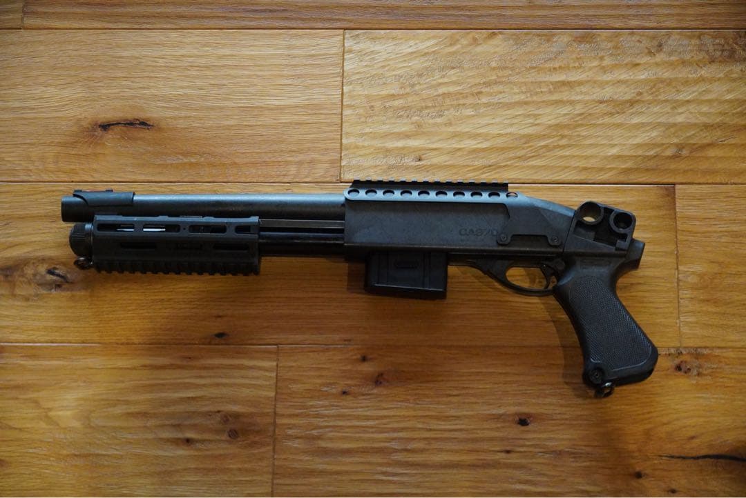 マルゼン　ＣA８７０　エアコッキングガン ブラック ストック付き