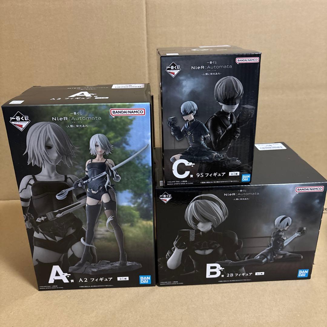 一番くじ　NieR:Automata a賞 b賞 c賞 フィギュア 3体セット