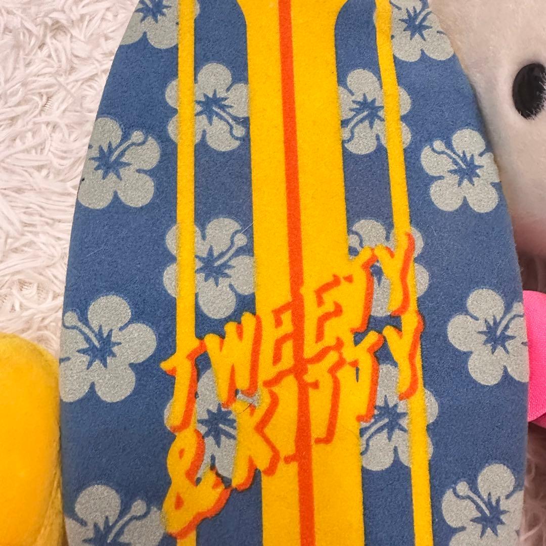激レア　ハローキティ　トゥイーティー　コラボ　ぬいぐるみ　サーフボード　平成