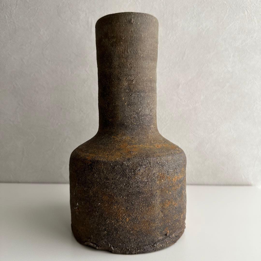 和仁栄幸(正興) 備前 花器 花入 共箱