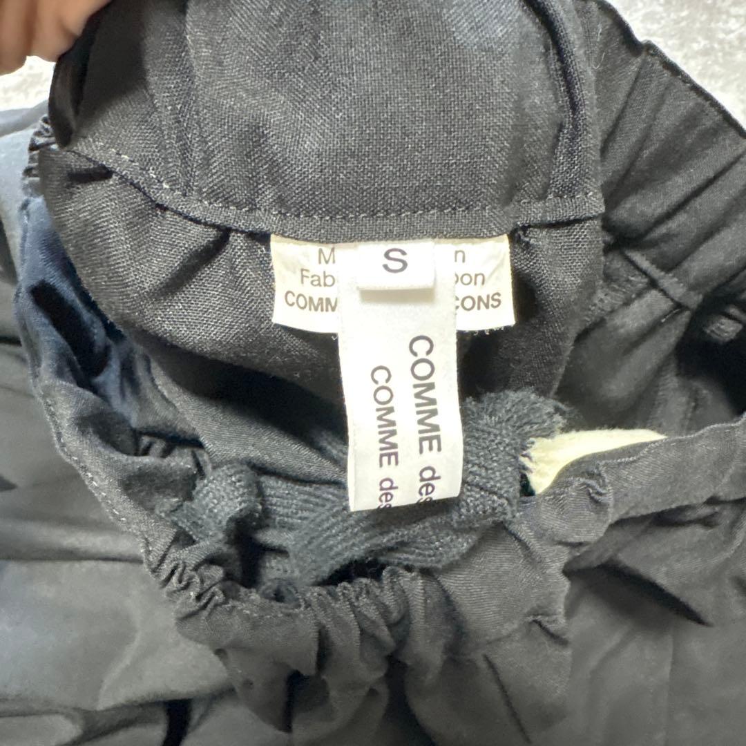 comme des garcons ウールバルーンパンツ　ブラック　サルエル