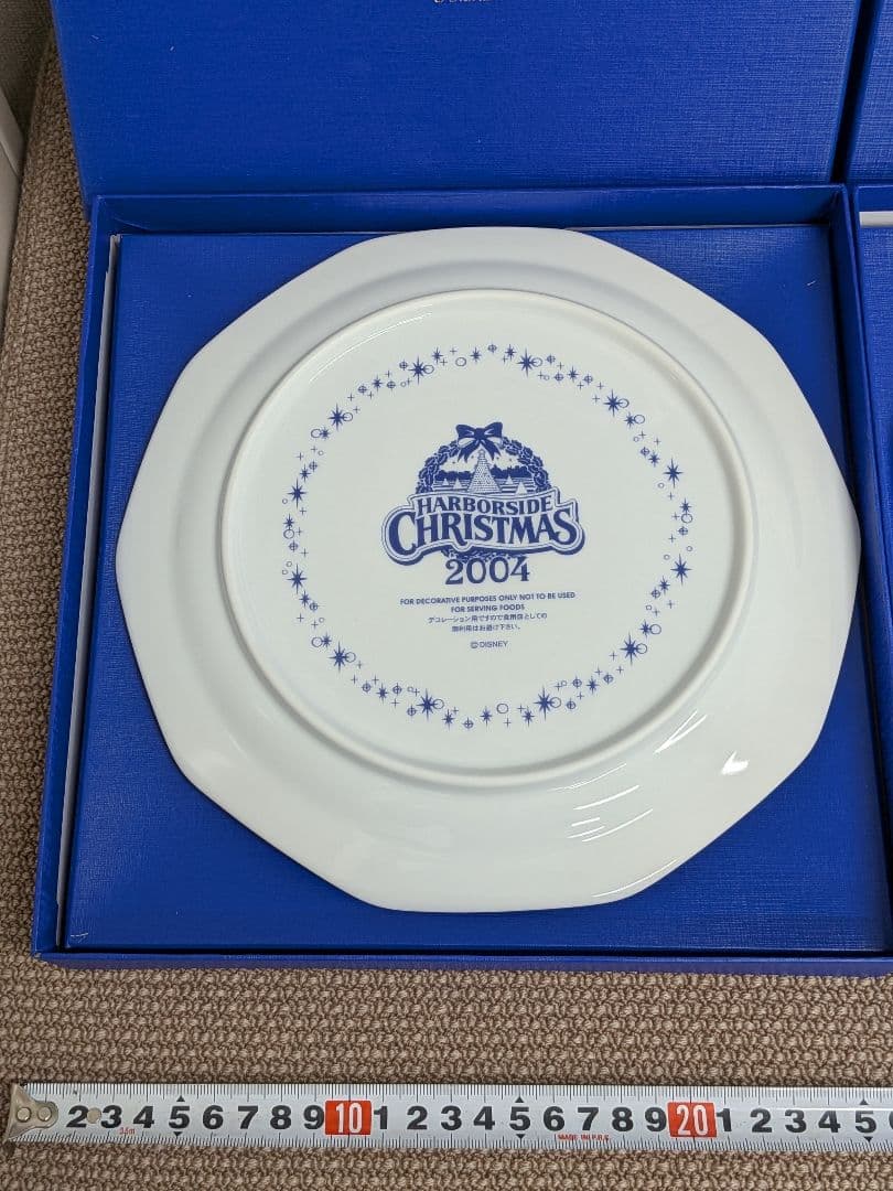 東京ディズニーランド クリスマス　プレート　絵皿　セット