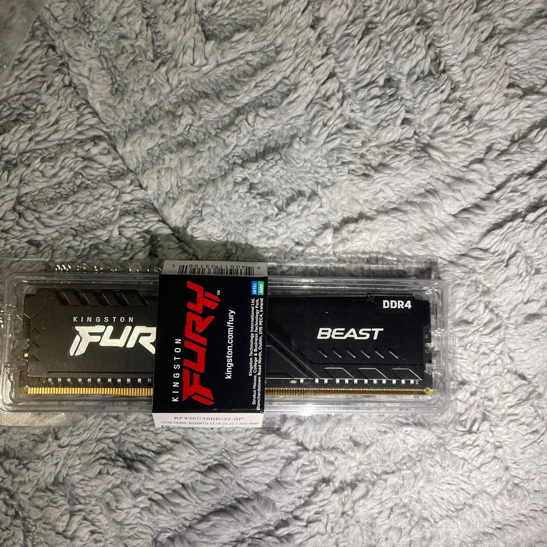 メモリー KINGSTON FURY BEAST 32GB DDR4
