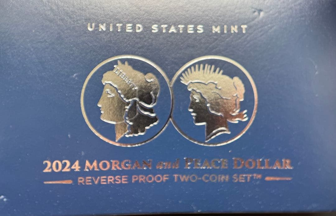 2024 モルガン & ピース ダラー リバースプルーフ 2セット 銀貨