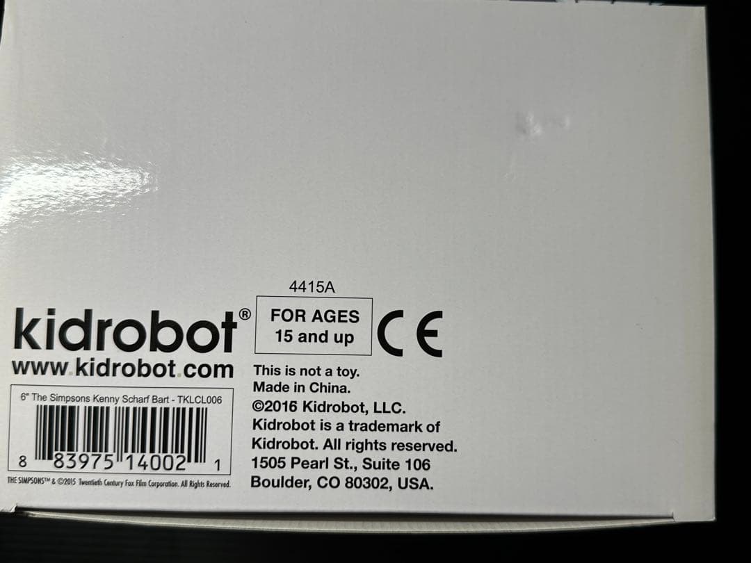 シンプソンズ　キッドロボット　 kenny scharf