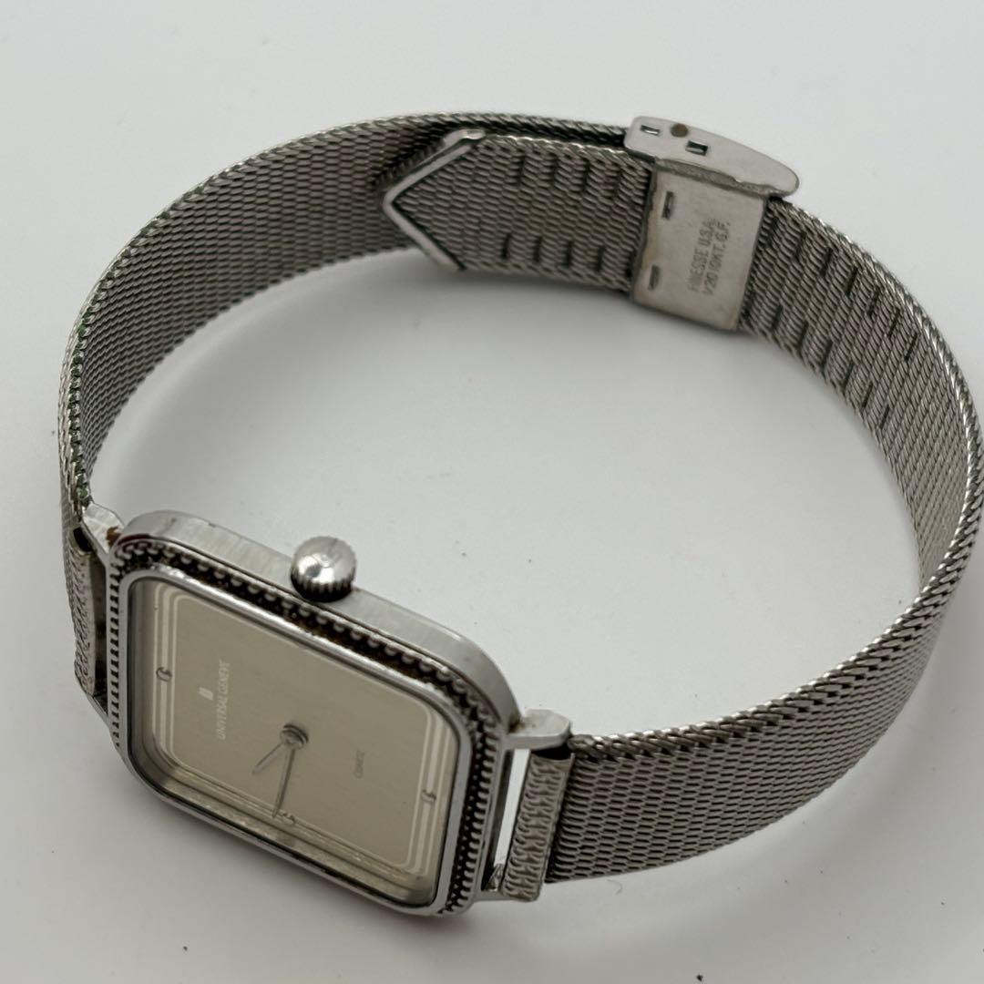 【超希少】ユニバーサルジュネーブ　クォーツ　美品　843203 シルバー