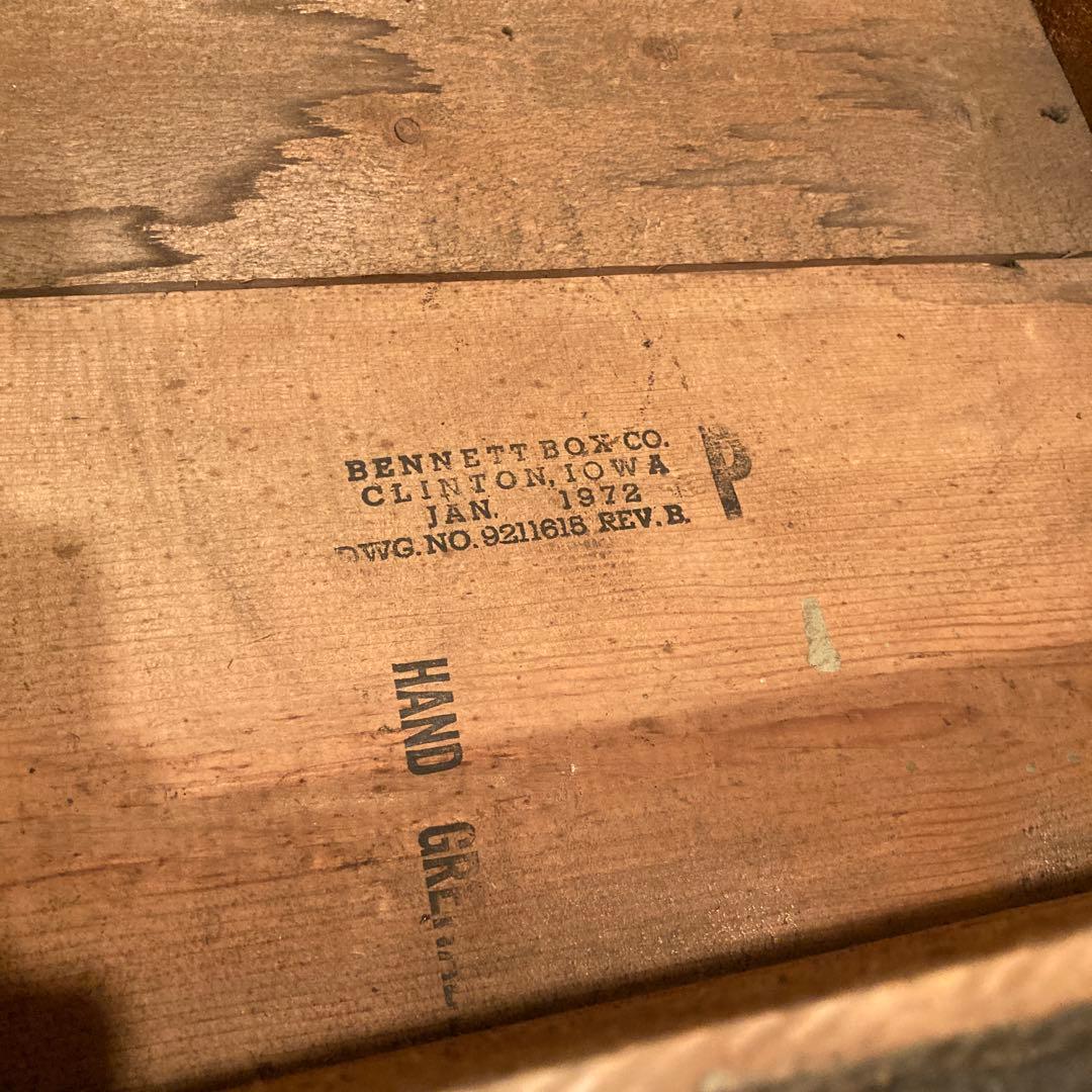 ブレイズ 　US アンティーク 木箱 ヴィンテージ　弾薬箱　工具箱 用具箱