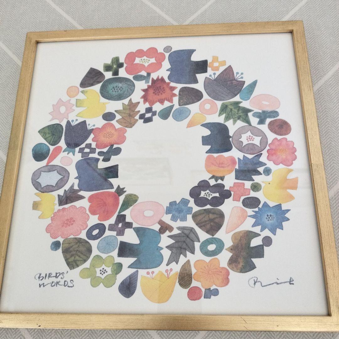 バーズワーズ　アートポスター　額縁入　２種