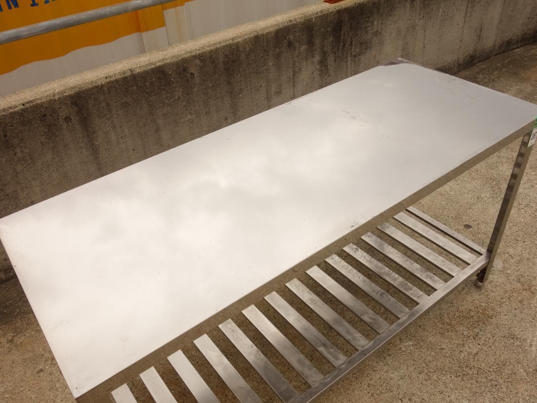 M▽業務用 厨房 作業台 棚 ステンレス (Fe1872)