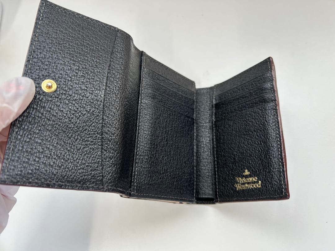 ① ヴィヴィアン ウエストウッド 財布 がま口 黒