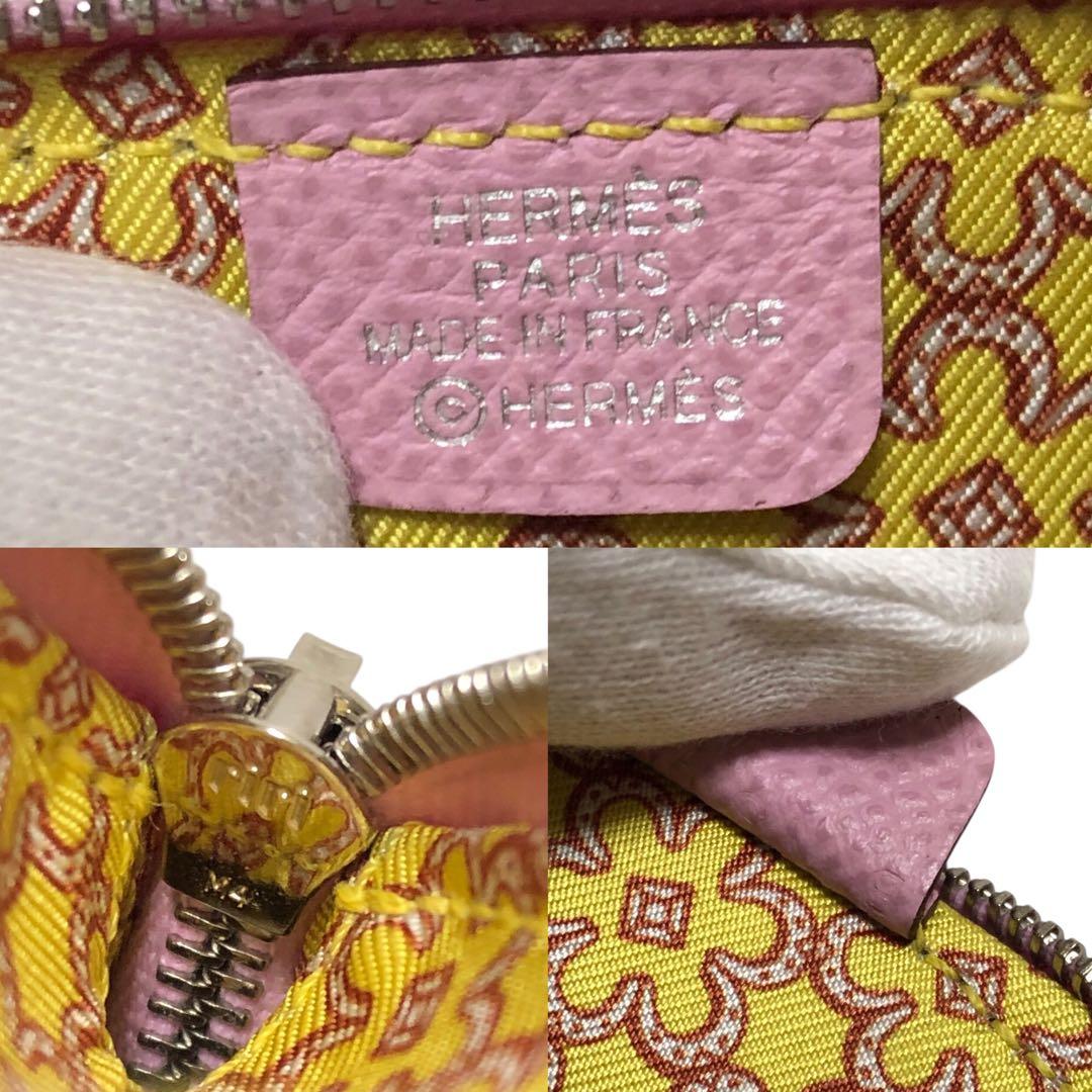 【極美品】HERMES エルメス　アザップ　シルクイン　ケース　B刻印