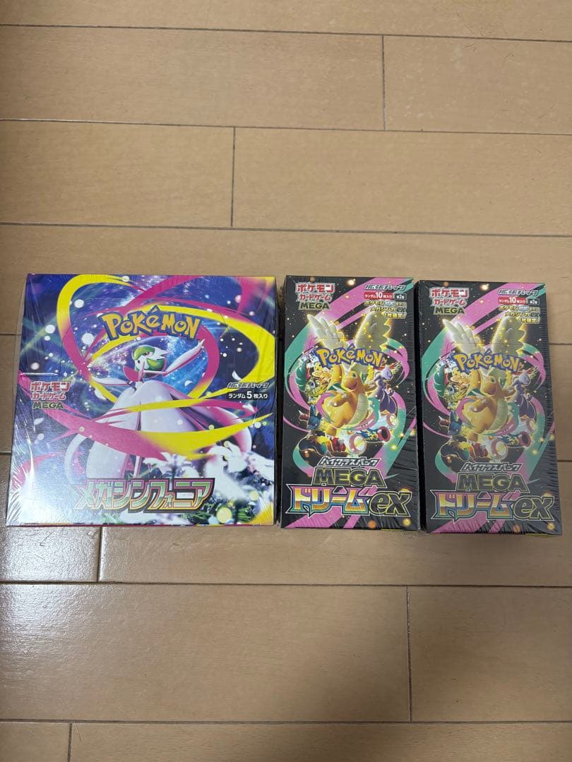 ポケモンカード　メガドリームex メガシンフォニア　box シュリンク付き