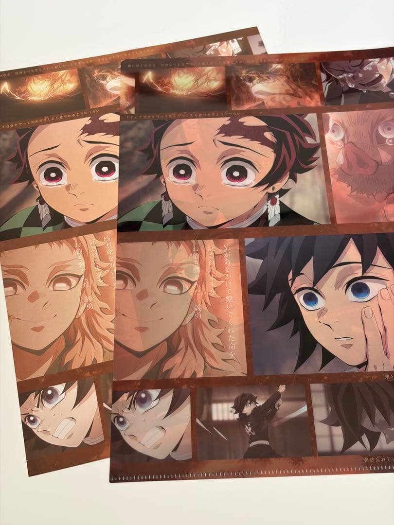 鬼滅の刃 鬼滅シアター キャラクターフライヤー＆クリアファイル 柱稽古編2点