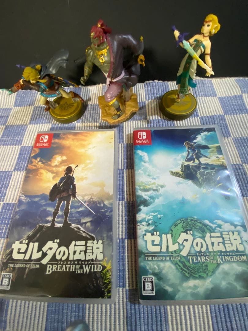 switch用ゼルダの伝説2タイトル & amiibo3体