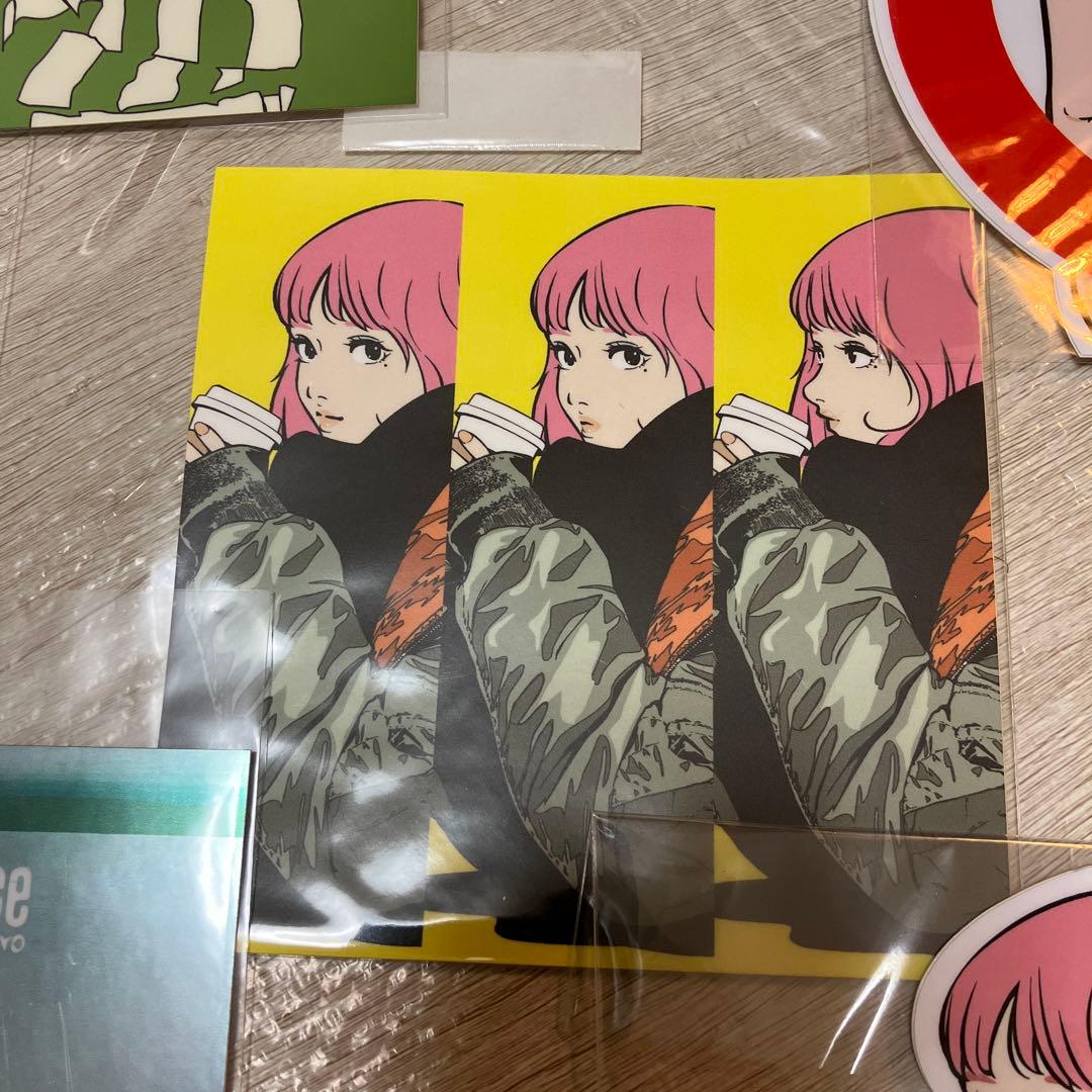 backside works. ステッカー5種セット