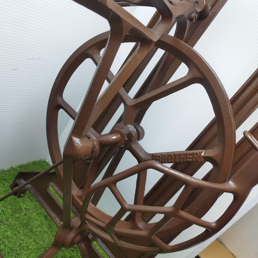 ブラザー ミシン台　足踏みミシン　ミシンフレーム アンティーク