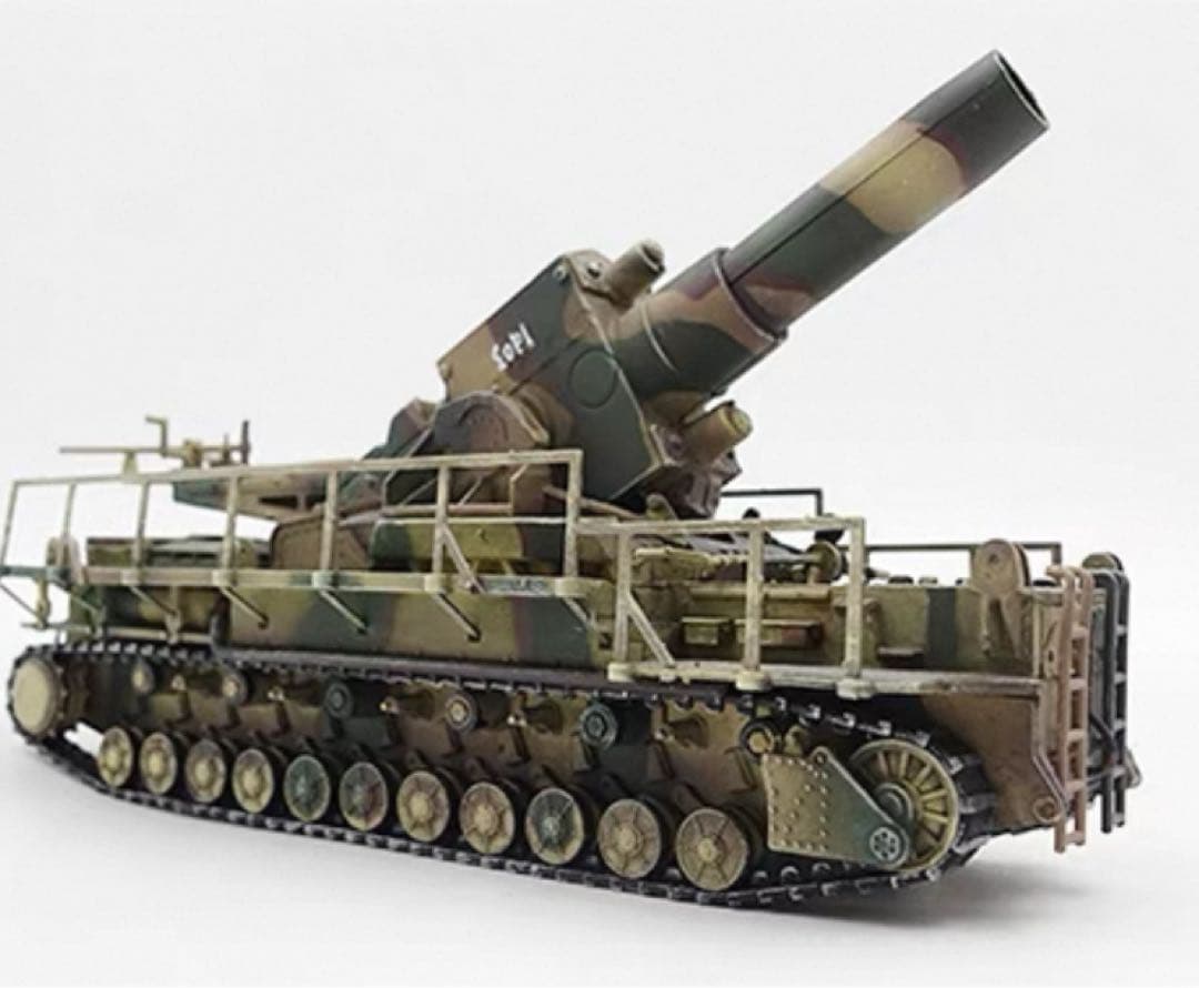 WWⅡ ドイツ軍 カール54cm自走臼砲 5号車 ロキ号　1/72 完成品模型