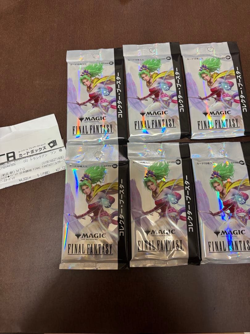 MTG ファイナルファンタジー　コレクターブースター日本語　6パック