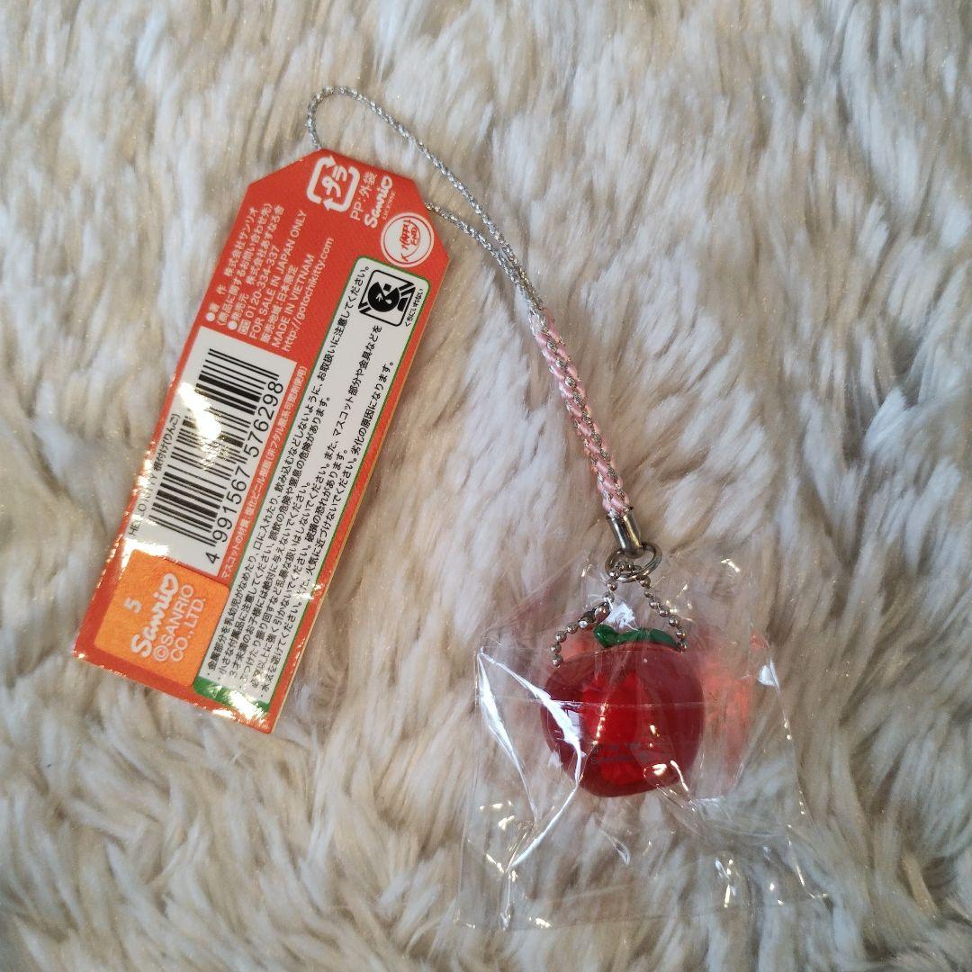 ご当地キティ 信州限定 りんご 特産フルーツ 根付けストラップ レア 2009