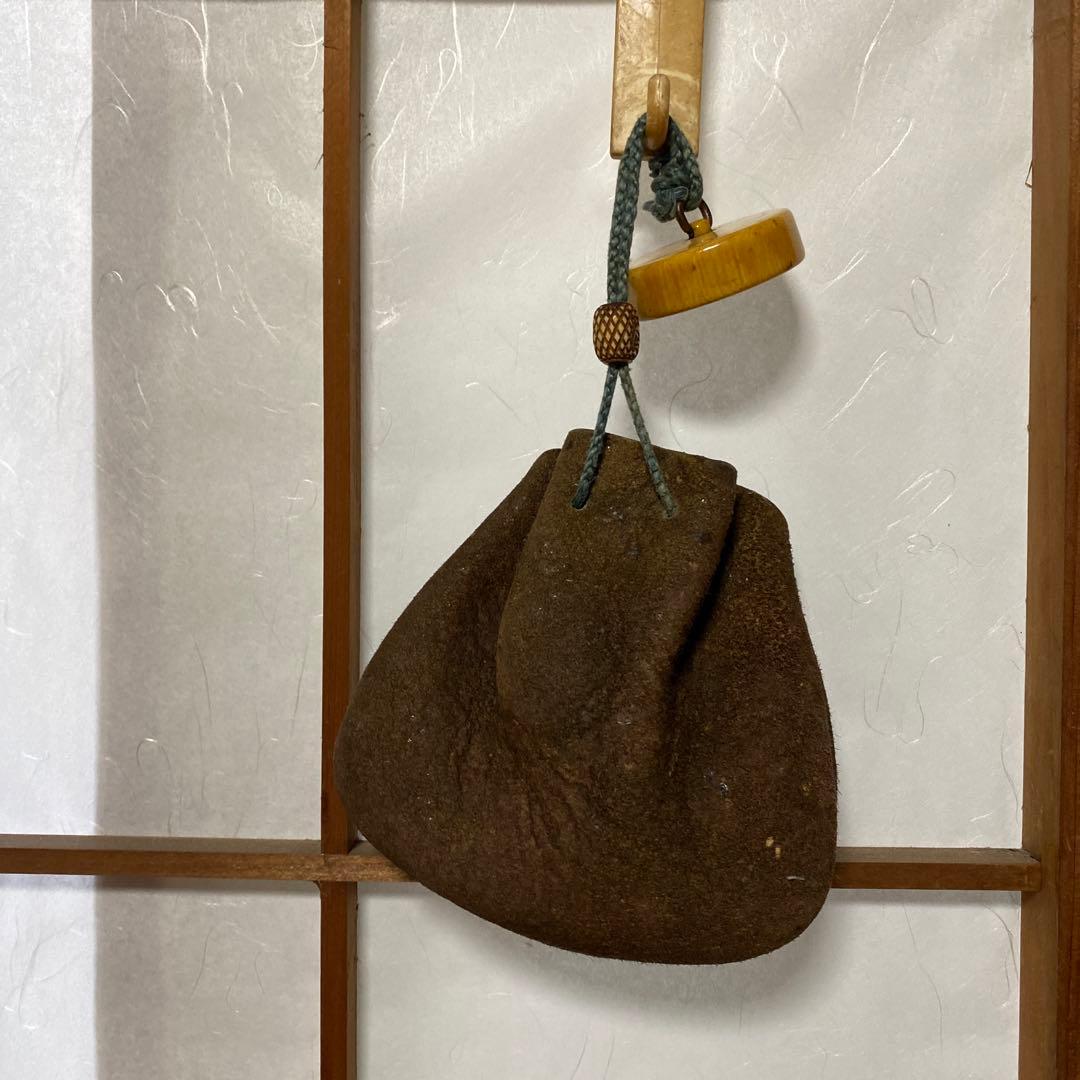 江戸末期の巾着。