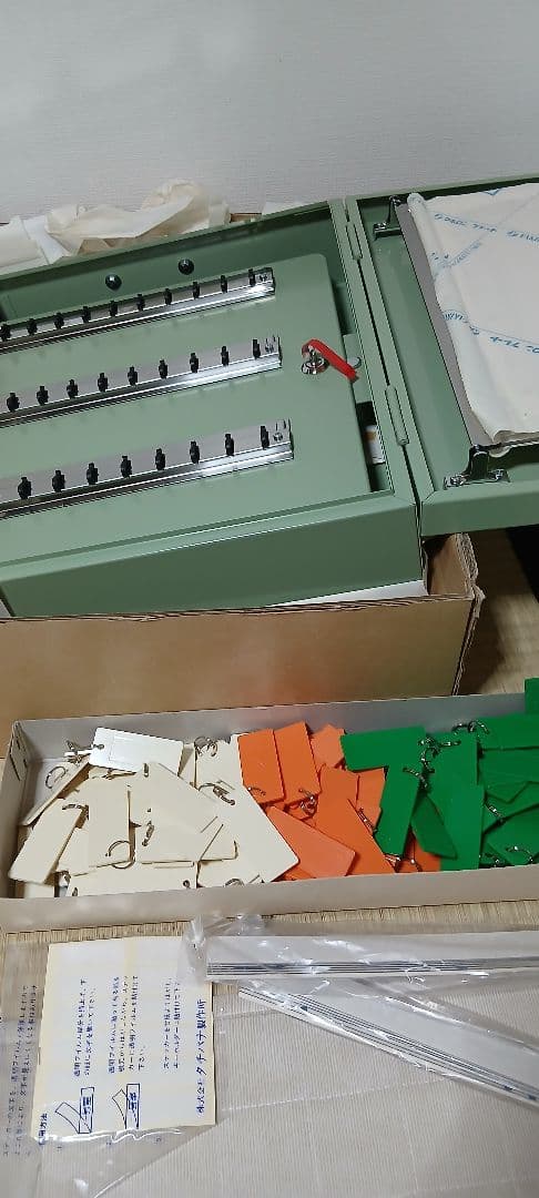 激安 値下げ 未使用※子鍵なし！ c-120 キーボックス グリーン 120本収