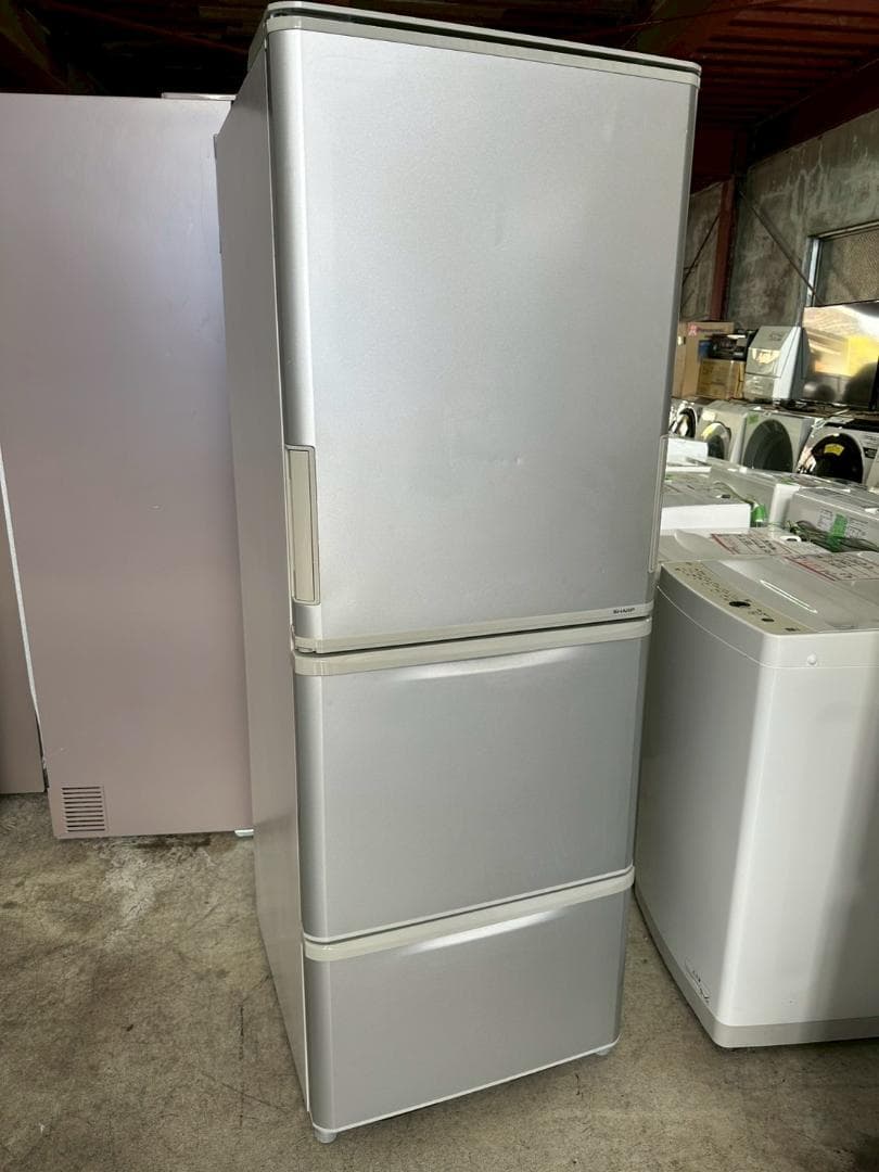 大阪送料無料★3か月保障付★冷蔵庫★2019年★SJ-W352E-S★R-913