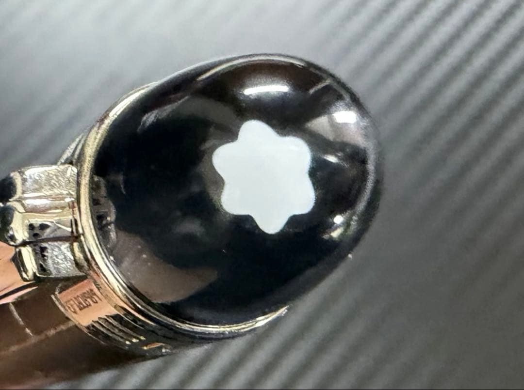 極美品 モンブラン ボールペン スターウォーカー メタルラバー 新品インク