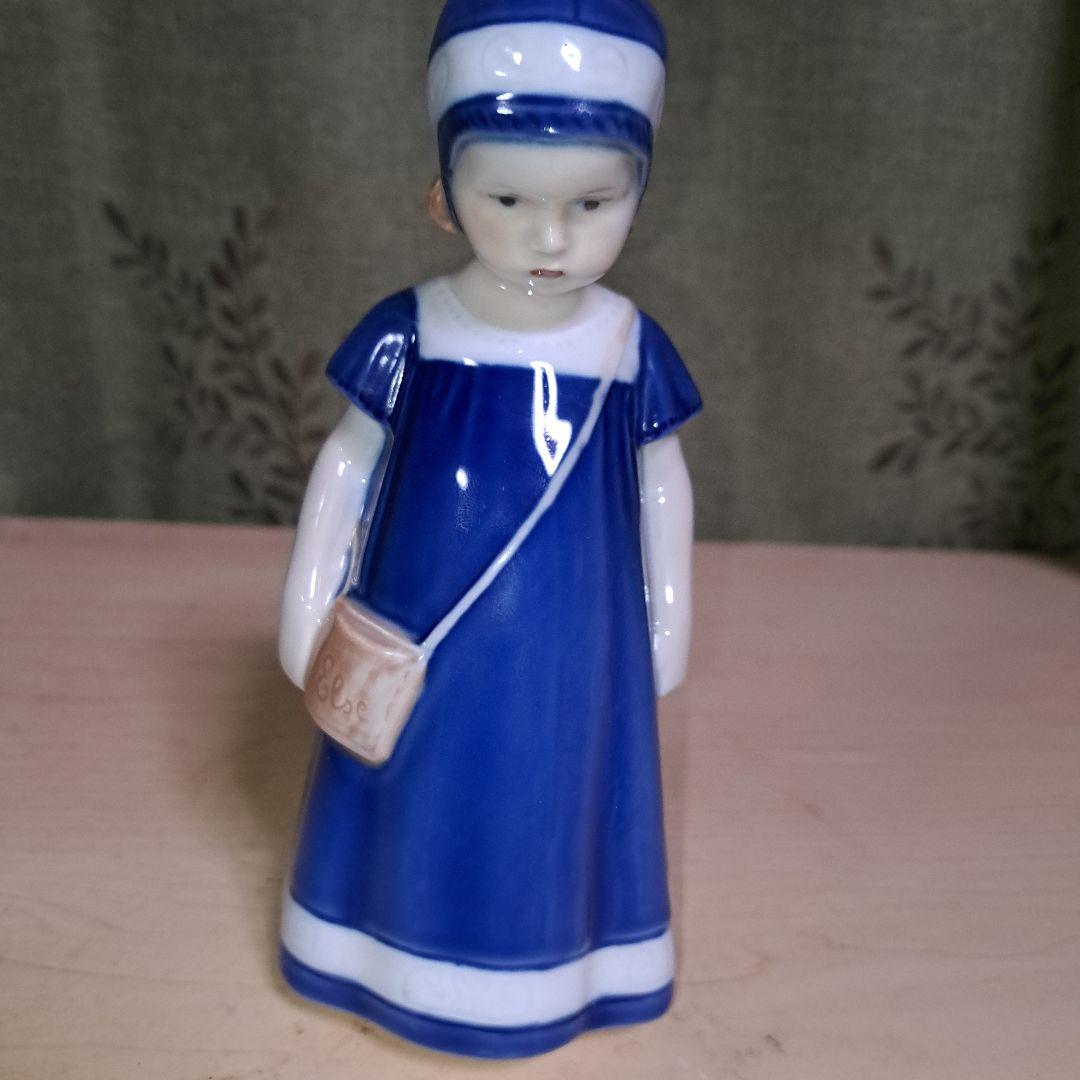 ロイヤルコペンハーゲン　フィギュア　少女　難あり