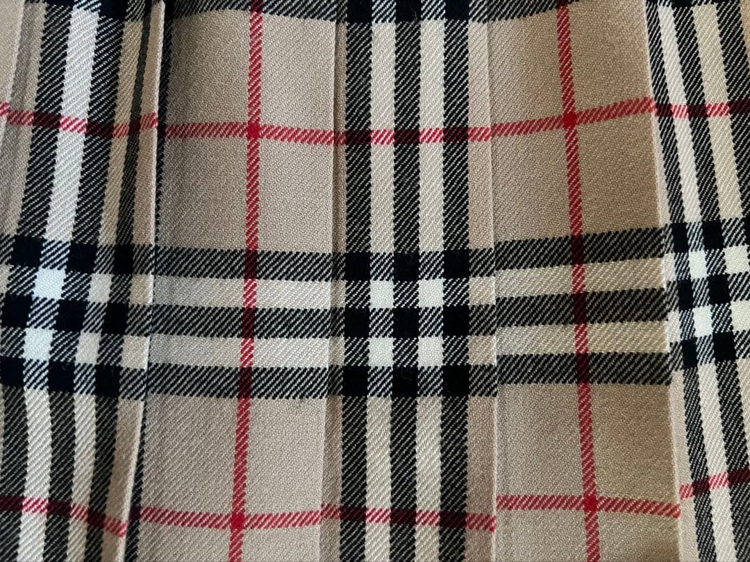 BURBERRY バーバリー チェック柄プリーツスカート サイズ150