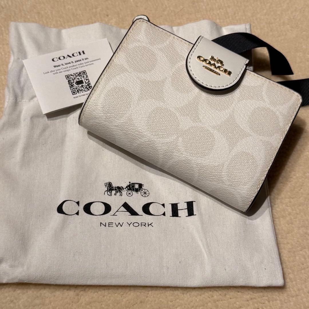 新品　コーチ　coach COACH 財布　ウォレット　二つ折り　CW786