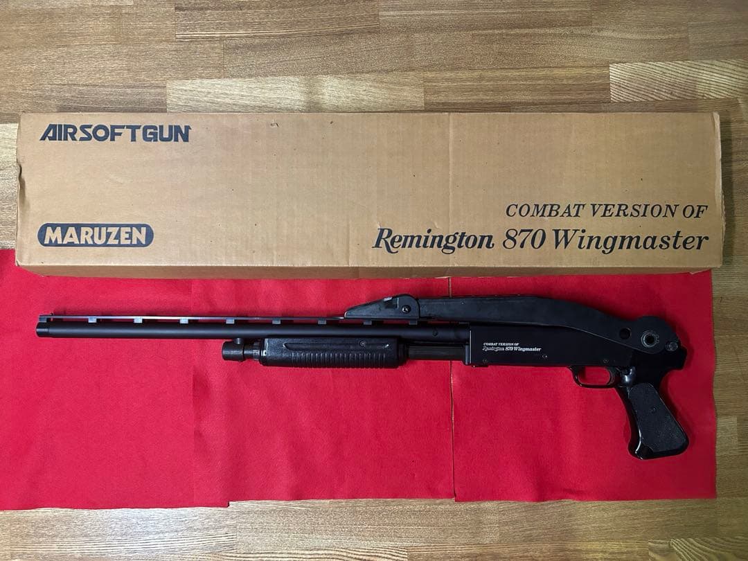 あ*5様 マルゼン　レミントン870 コンバットバージョン　エアコッキングガン