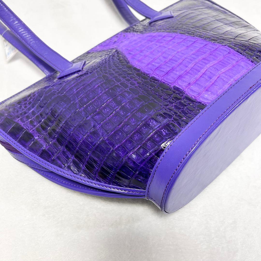 BEVERLY ビバリー シャイニング クロコ ショルダーバッグ トートバッグ
